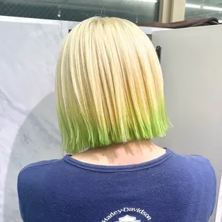 カラー 渋谷🎨ハイトーン ×エクステ🎨レンのヘアスタイル