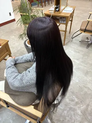 ロング カラー 藤田 陽菜乃のヘアスタイル