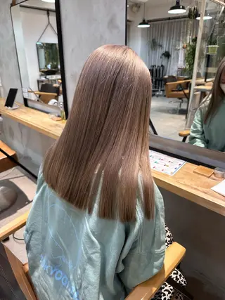 ロング カラー REINA☁️透明感 カラー/ぷつっと♡のヘアスタイル