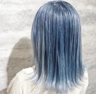 ミディアム カラー ケアブリーチ /髪質 改善/古橋圭史郎のヘアスタイル