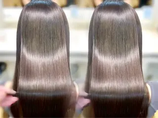 ロング カラー 🩵髪質改善🩵 韓国ヘア🩵花澤みりのヘアスタイル