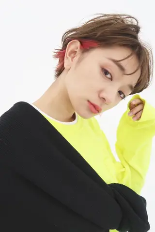 ショート カラー パーマ Memories水天宮前所属・花渕 俊彦のヘアスタイル