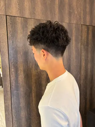 ショート メンズパーマ/ 上原琉介のヘアスタイル