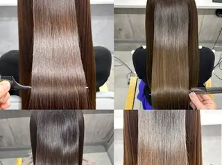 ロング カラー 髪質改善×韓国艶髪 カラー ヒナタ🍒のヘアスタイル