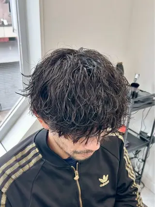 パーマ メンズ ダウンパーマ／カルマ パーマ／Yutoのヘアスタイル