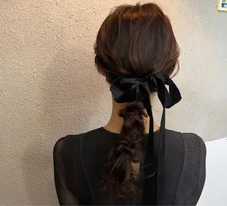 ロング ヘアアレンジ 山室 敬義のヘアスタイル