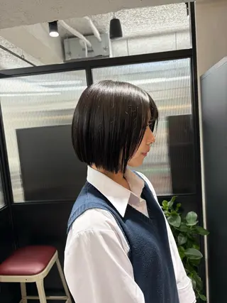 ショート 韓国/トレンド レイヤー【101】のヘアスタイル