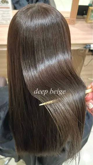 ロング カラー 《艶髪縮毛矯正》 かのん☽⑅ ˖のヘアスタイル