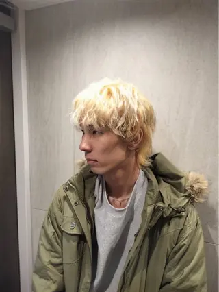 ミディアム カラー メンズ 川路 創太メンズ限定のヘアスタイル