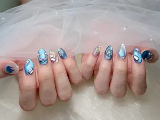 ネイル lucky nail 歌舞伎町のネイルデザイン