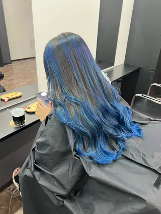 ロング フリーダムマティーニ所属・藤本 翔己のヘアスタイル