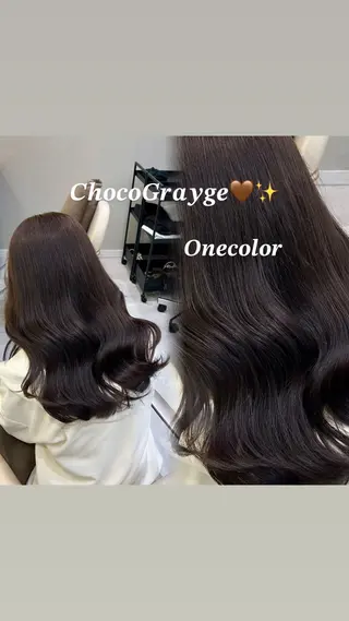 カラー グレージュ┆うる艶 ┆ゆうはのヘアスタイル