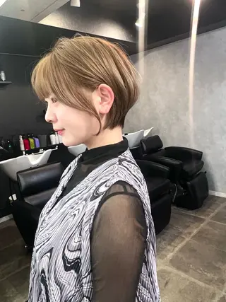ショート 韓国/縮毛矯正/ カンタのヘアスタイル