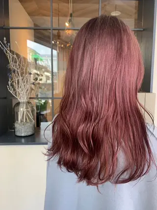 ロング カラー ブリーチカラー🦁 由見幸輝のヘアスタイル