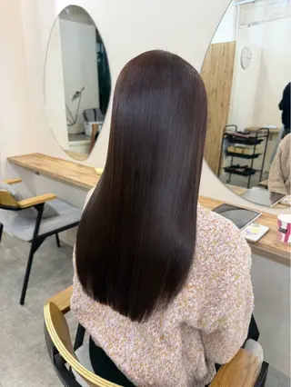 ロング 🐑うる艶縮毛矯正 AZUMI京都🐑のヘアスタイル