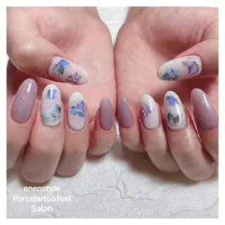 ミディアム ネイル 👑enen style👑のネイルデザイン