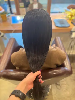 ロング カラー 髪質改善カラー ブラウン🤎YUMEのヘアスタイル