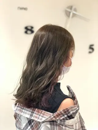 ロング カラー 松吉 純平のヘアスタイル