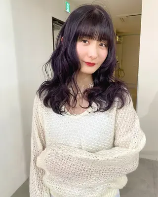 セミロング NIKO  saga hairmake所属・YAMADA AIKAのヘアスタイル