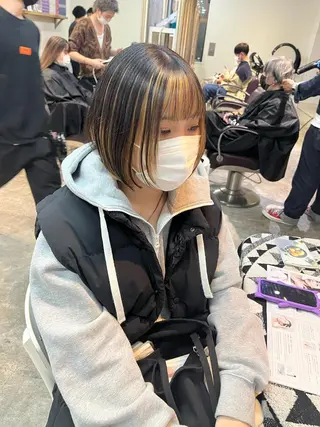 ショート カラー 🥇メンズパーマ /縮毛矯正/木村神心のヘアスタイル