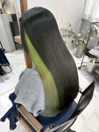 ロング カラー ハイトーン/韓国風/ 艶髪/吉祥寺のヘアスタイル