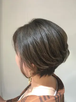 ショート カラー hair  design nico*  ヘアデザイン ニコ所属・中間 将人のヘアスタイル