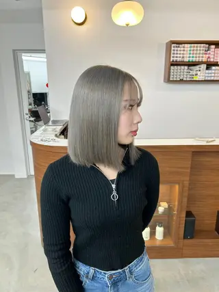 ロング カラー 大阪梅田/ イマムラミヅキのヘアスタイル