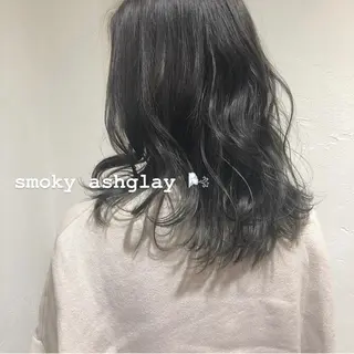 セミロング カラー 🪞顔周りカット🪞 北里朋子のヘアスタイル