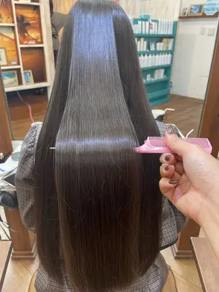 ロング 南森町美容師／ 北藤空琉のヘアスタイル