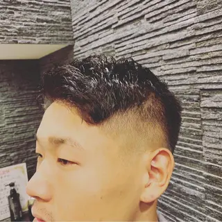ショート メンズ ヒロ銀座 バーバーショップ神楽坂所属・ひらお あおとのヘアスタイル