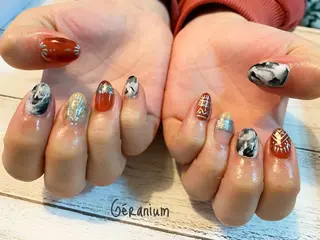 ネイル GéRanium Harukaのネイルデザイン