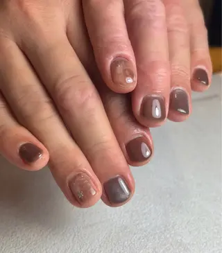 メンズ ネイル 山田 美羽のネイルデザイン