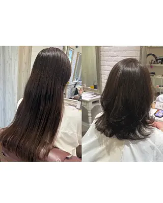 ミディアム 🎀RUI/髪質改善 /美髪矯正/艶カラーのヘアスタイル