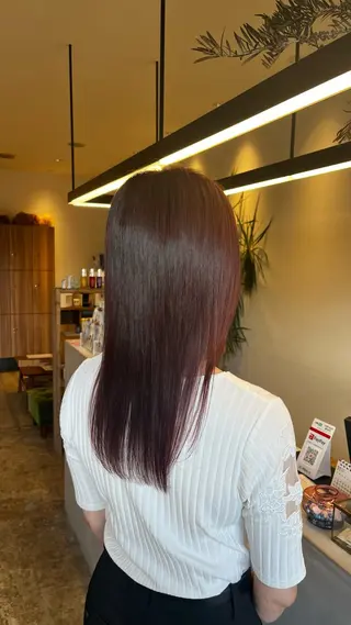 カラー 坂下 かのんのヘアスタイル