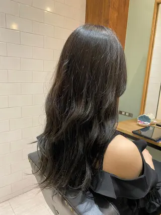 ロング 韓国トレンドヘア しゅーやのヘアスタイル