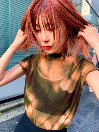 ミディアム 【ロングウルフカット 姫カット】伊藤裕哉のヘアスタイル