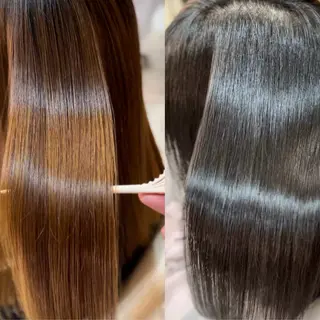 ロング 太田 結愛のヘアスタイル