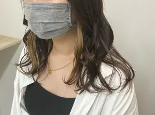 ロング 透明感ワンカラー梅田 ダブルカラー/川上のヘアスタイル
