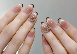 ネイル By moonネイル 🌷ワンホン/韓国風のネイルデザイン