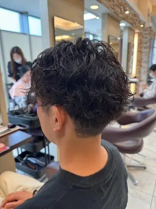 パーマ メンズ ⭐️透明感カラー/ パーマ⭐️宮野翔のヘアスタイル