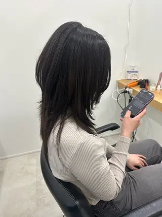 ロング レイヤー/ナチュラル 💐nao.のヘアスタイル