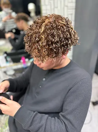 ショート パーマ arose久留米所属・山中 莉乃のヘアスタイル