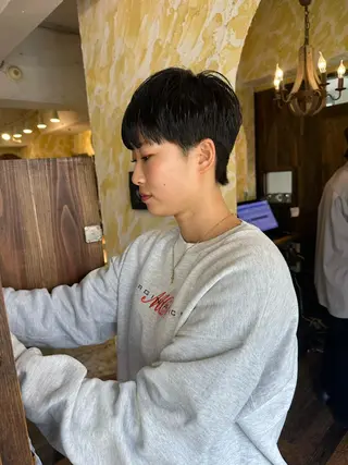 ショート カラー ショート/ボブ /髪質改善/内山翔太のヘアスタイル