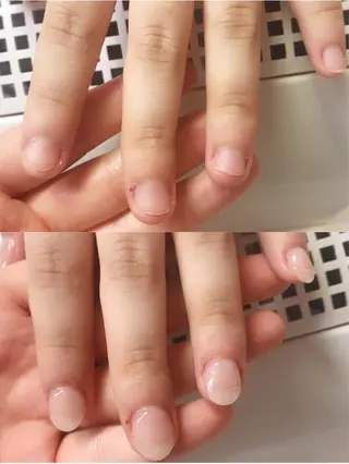 カラー ネイル Q Free nailsのネイルデザイン