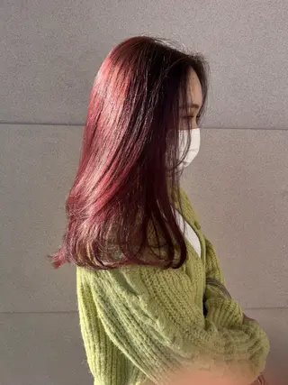 ロング カラー Lien.テラダ 各務原スタイリストのヘアスタイル