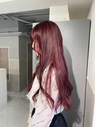 ロング カラー ハイトーン/ボブ /HBL/AYUNAのヘアスタイル