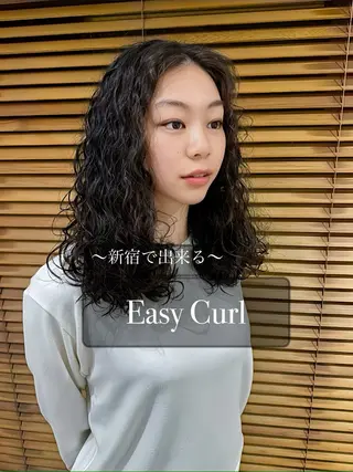 ロング パーマ 平 一裕のヘアスタイル