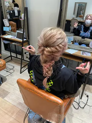 ロング 亀川蓮 Agu hairのヘアスタイル