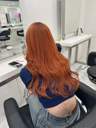 ロング カラー 大人っぽ韓国🤍ブリ ーチ/mitsukiのヘアスタイル