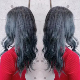 ロング カラー 福森 みずきのヘアスタイル